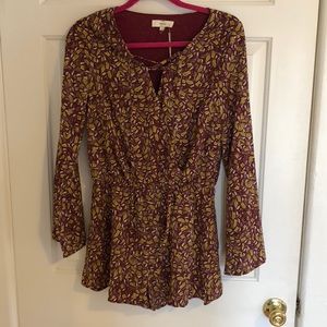 Long sleeve romper- TAGS ON